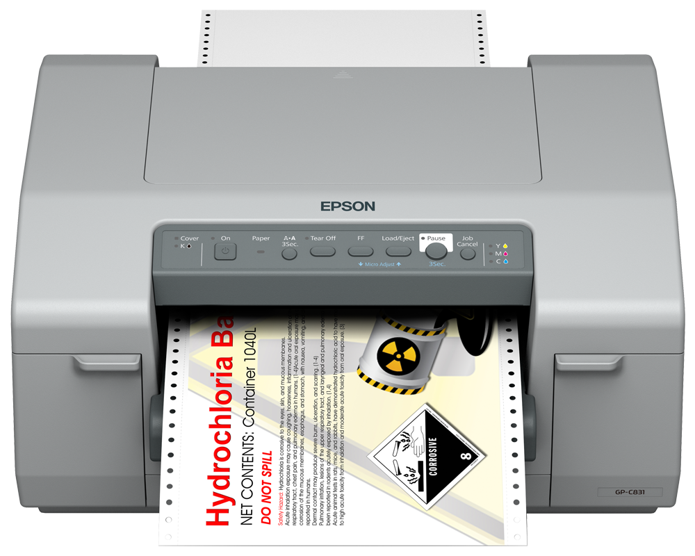 Pojemnik z tuszem do drukarki Epson GP-C831 YELLOW – zdjęcie produktu