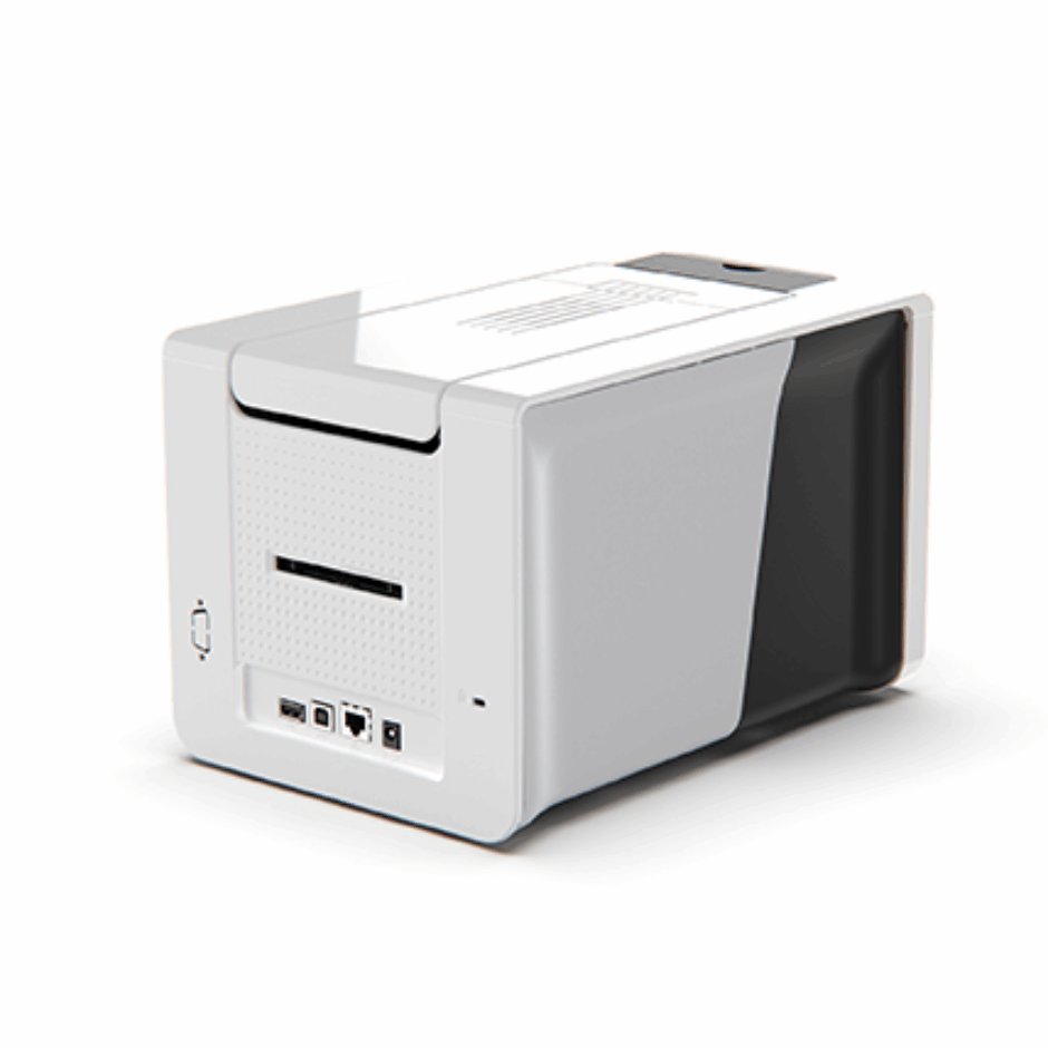 Evolis Zenius 2 Expert – tylny panel z portami