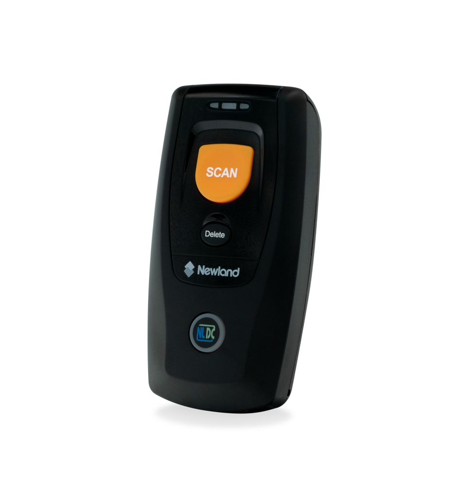 Perspective view BS80 Piranha II 2D handheld scanner