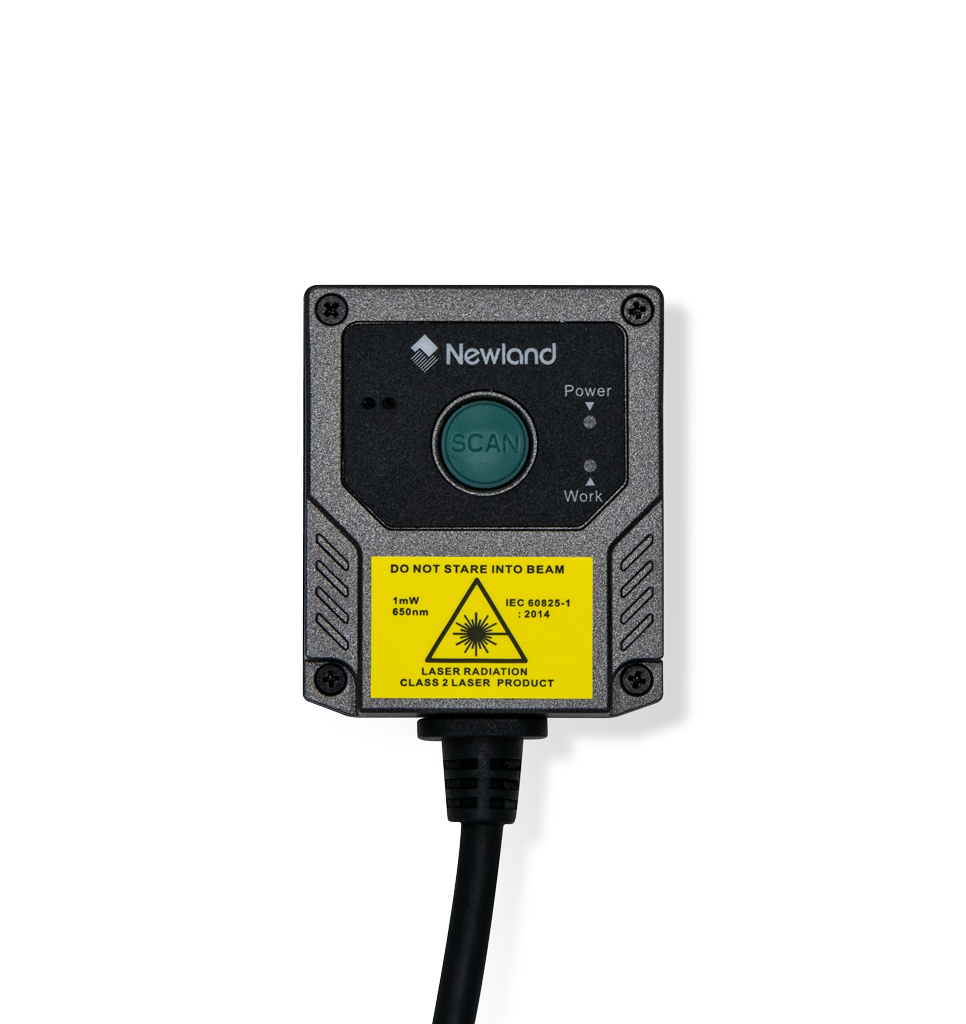Top view FM430 Barracuda fixed-mount scanner