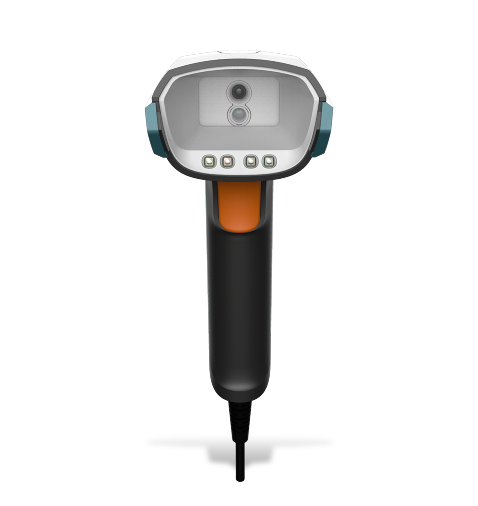 Front view NVH220 Lophius Corded industrial handheld scanner