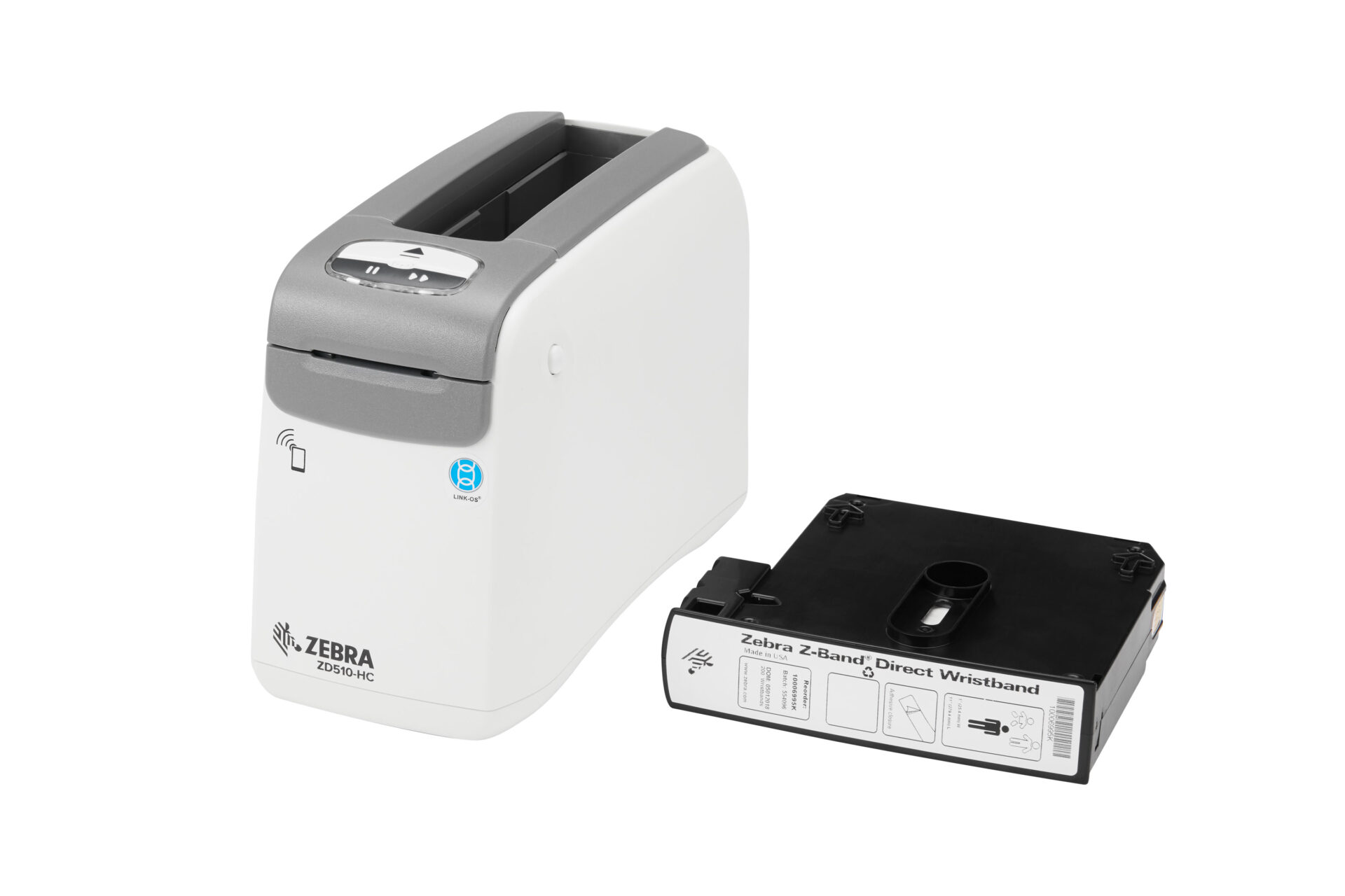Zebra ZD510-HC – widok z boku