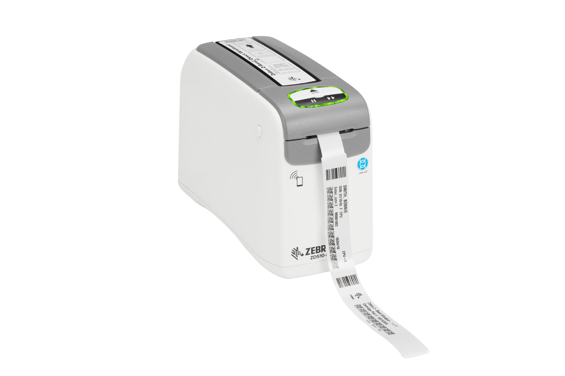 Zebra ZD510-HC – widok z boku
